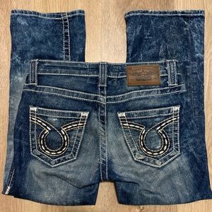 Big Star Jean capris acid wash distressed Liv 25